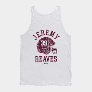 Jeremy Reaves Washington Helmet Font Tank Top